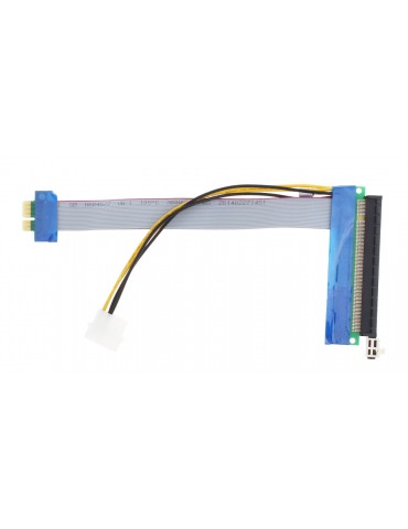 PCIe 1X to 16X Riser Card Adapter Extension Cable