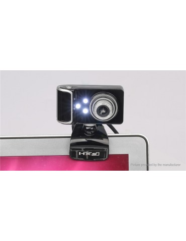 HXSJ S10 Clip-On USB HD Webcam Camera for Android TV/PC