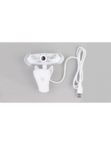 Clip-On 10MP CMOS Webcam w/ Built-in Microphone