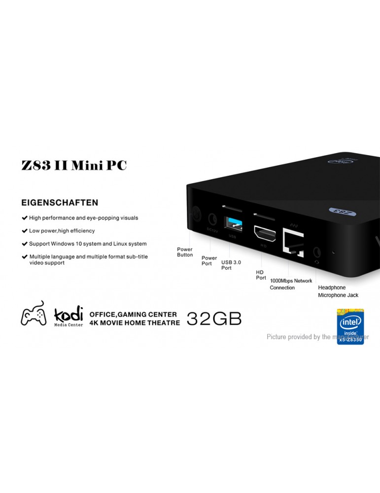 Z83II Quad-Core Mini PC (32GB/US)