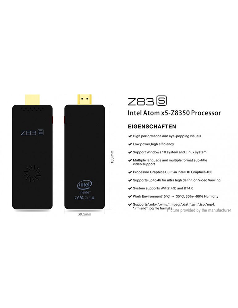 Z83S Quad-Core Mini PC (32G/US)