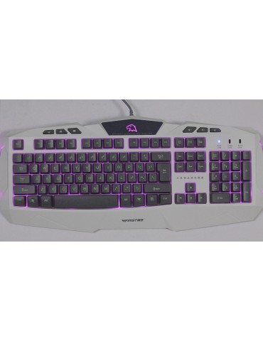 Authentic WFIRST X7 104-Key Wired USB Gaming Keyboard w/ Backlight